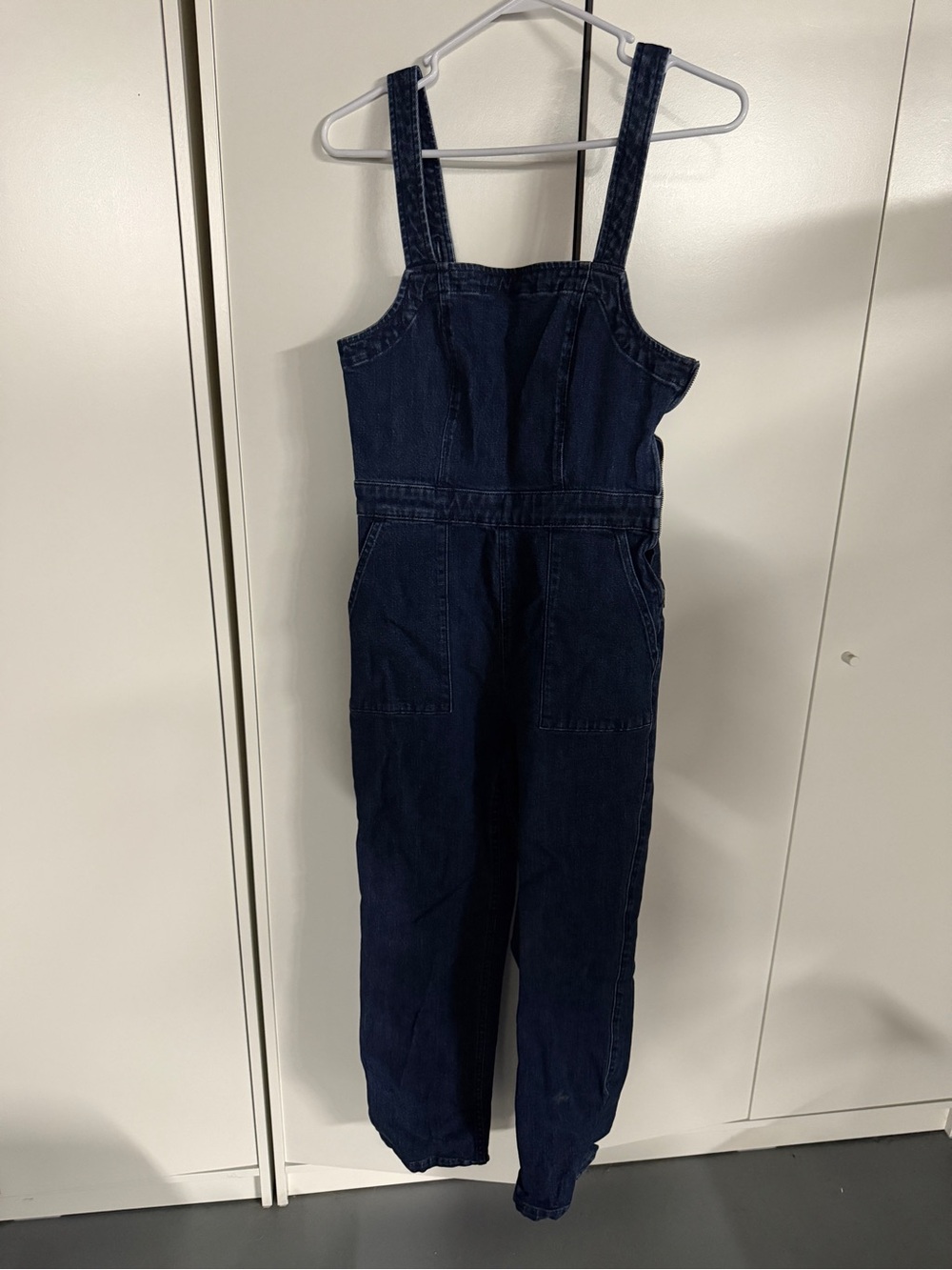 J. Crew Dark Blue Denim Jumper Overalls